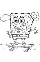 SpongeBob SquarePants kleurplaat 17